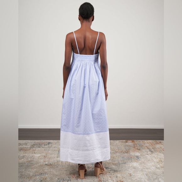 Lee Mathews Emmie Maxi Dress in Sky Blue, Size 2/US 6, EUC - Picture 3 of 15